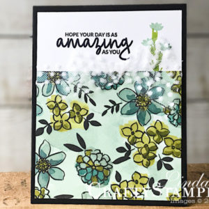 Incredible Like You - Amazing | Stampin Up Demonstrator Linda Cullen | Crafty Stampin’ | Purchase your Stampin’ Up Supplies | Incredible Like You Stamp Set | Share What You Love Specialty Designer Series Paper | Whisper White Polka Dot Tulle Ribbon