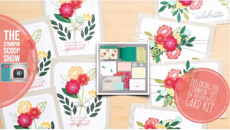 Stampin Scoop For the Love of Felt Project Kit – Episode 82