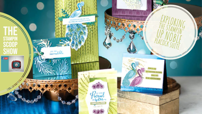 Stampin Scoop Noble Peacock Suite