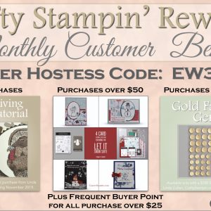 November 2019 Customer Specials | Stampin Up Demonstrator Linda Cullen | Crafty Stampin’ | Purchase your Stampin’ Up Supplies |
