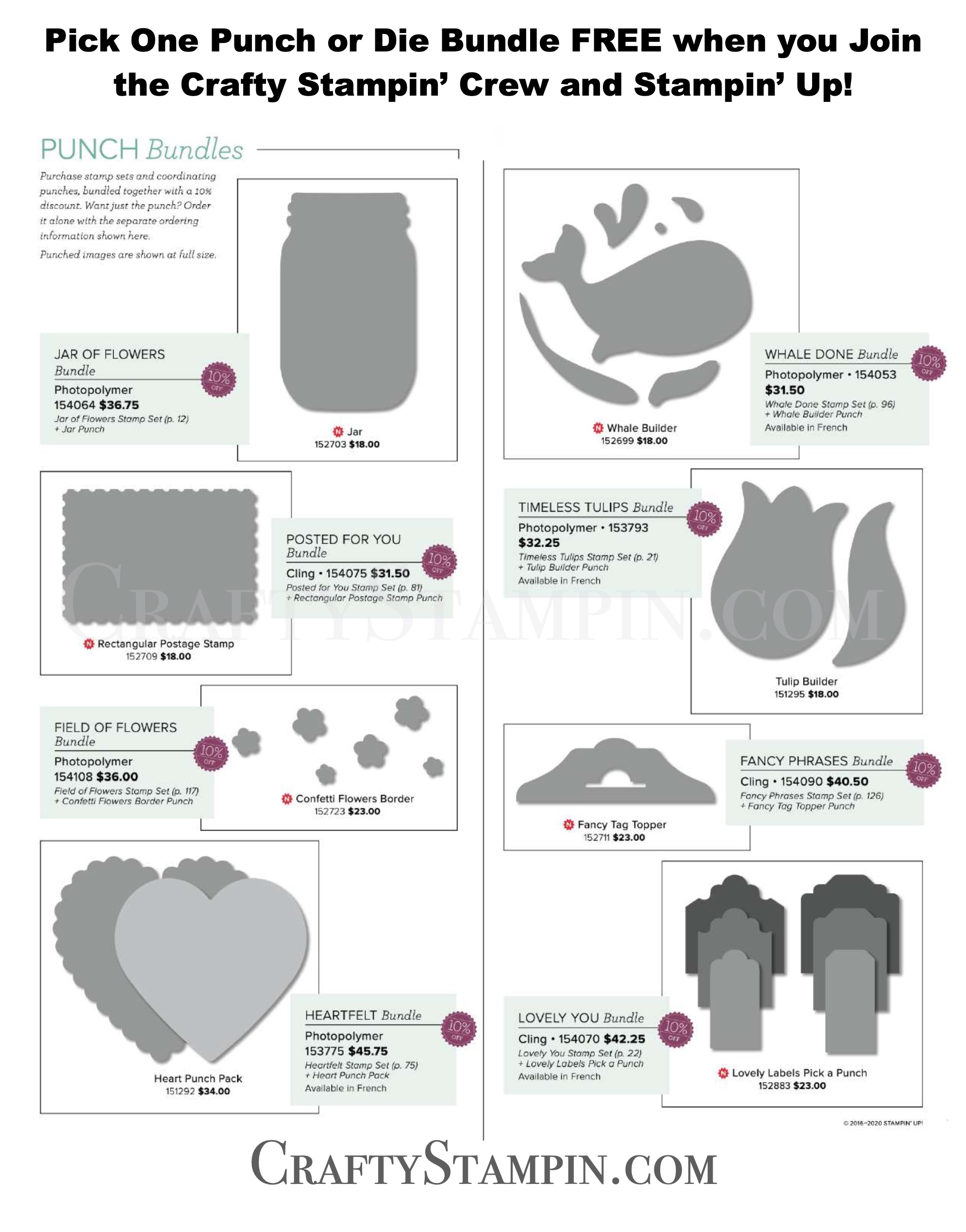 Join My Team in June - Get a FREE Bundle! | Stampin Up Demonstrator Linda Cullen | Crafty Stampin’ | Purchase your Stampin’ Up Supplies