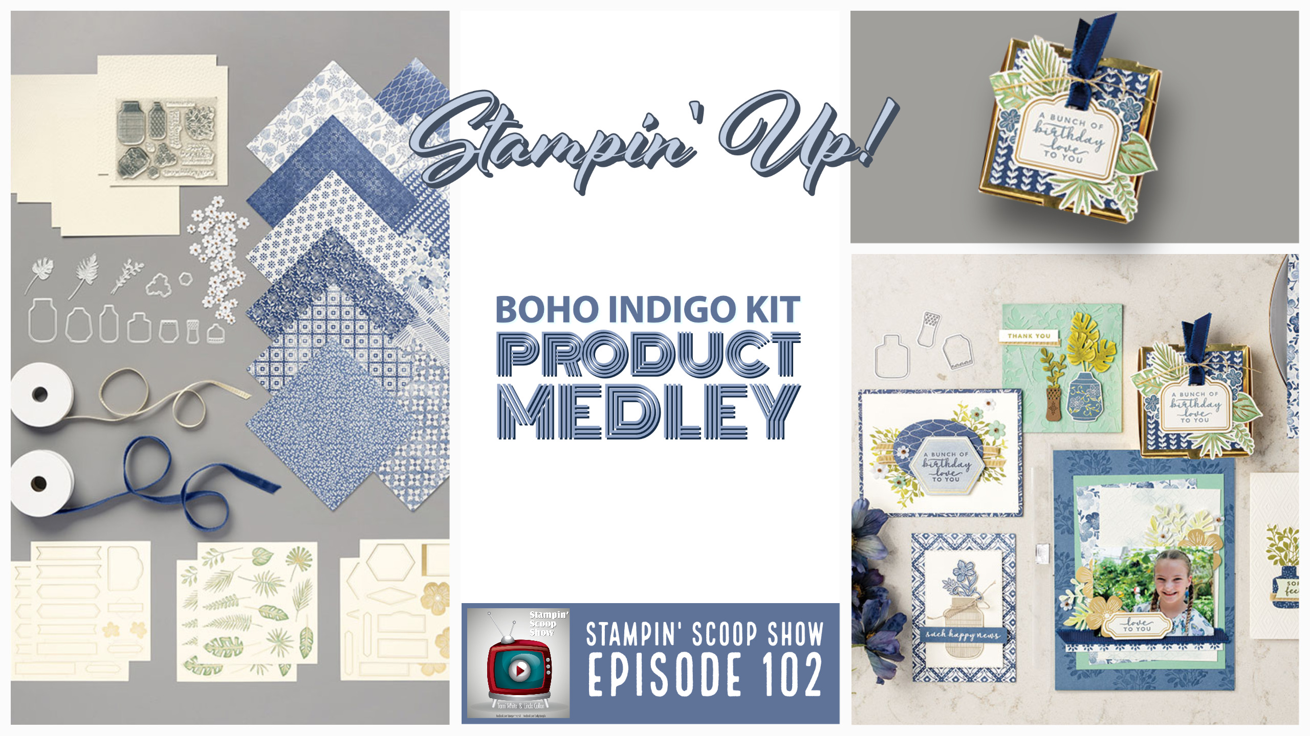 Stampin Scoop Boho Indigo Product Medley - Crafty Stampin'