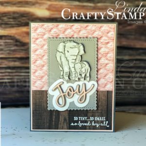 You Can Create It - International Inspiration - September 2020 | Stampin Up Demonstrator Linda Cullen | Crafty Stampin’ | Purchase your Stampin’ Up Supplies | Wildly Happy Stamp Set | In Good Taste Designer Series Paper | Watercolor Pencils | Stitched So Sweetly Dies | Joy Dies | Heat Tool | White Embossing Powder