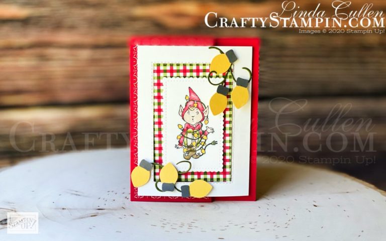 Coffee & Crafts: Don't Stop Believin' | Stampin Up Demonstrator Linda Cullen | Crafty Stampin’ | Purchase your Stampin’ Up Supplies | Don’t Stop Believin’ Stamp Set | Festive Corners | Heartwarming Hugs Designer Series Paper | Perennial Flower Punch | Gift Bow Builder Punch | Stampin’ Blends | Stitched Rectangle Dies | Stitched So Sweetly Dies | Well Written Dies