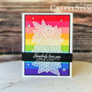 Coffee & Crafts: Ornate Style Love You Lots and Lots | Stampin Up Demonstrator Linda Cullen | Crafty Stampin’ | Purchase your Stampin’ Up Supplies | Ornate Style Stamp Set | Parcels & Petals Stamp Set | Frosted & Clear Epoxy Droplets | White Stampin’ Emboss Powder