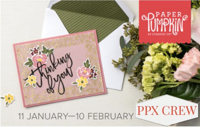 February 2021 Paper Pumpkin Kit | Stampin Up Demonstrator Linda Cullen | Crafty Stampin’ | Purchase your Stampin’ Up Supplies |