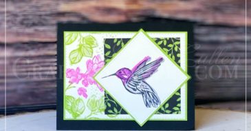 A Touch of Ink Hummingbird | Stampin Up Demonstrator Linda Cullen | Crafty Stampin’ | Purchase your Stampin’ Up Supplies | A Touch Of Ink Photopolymer Stamp Set [155233] | Flower & Field Designer Series Paper [155223] | Rectangle Stitched Dies [151820] | Stitched Shapes Dies [152323] |