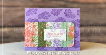 Flowering Cactus - You are a Rare Find | Stampin Up Demonstrator Linda Cullen | Crafty Stampin’ | Purchase your Stampin’ Up Supplies | Flowering Cactus Product Medley | Flowering Cactus Product Medley Refill | | Stitched So Sweetly Dies | Detailed Trio Punch