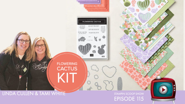 Stampin Scoop Flowering Cactus Product Medley