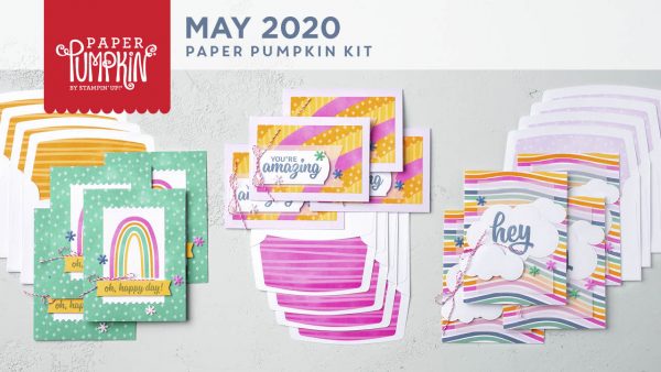 A Kit In Color - May 2020 Paper Pumpkin | Stampin Up Demonstrator Linda Cullen | Crafty Stampin’ | Purchase your Stampin’ Up Supplies |