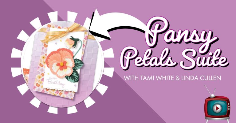 Stampin Scoop Pansy Petals Suite