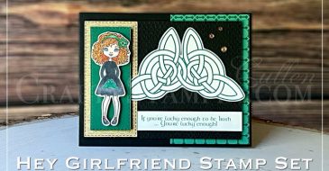 Hey Girlfriend - Irish Step Dancer - Multicultural Stampin' Day Presentation | Join Stampin’ Up! | Frequently Asked Questions about becoming a Stampin’ Up! Demonstrator | Join the Craft Stampin’ Crew | Stampin Up Demonstrator Linda Cullen | Crafty Stampin’ | Purchase your Stampin’ Up Hey Girlfriend Cling Stamp Set [154516] | Regals 6" X 6" (15.2 X 15.2 Cm) Designer Series Paper [155227] | Gold & Rose Gold 6" X 6" (15.2 X 15.2 Cm) Metallic Specialty Paper [156844] | Tuxedo Black Memento Ink Pad [132708] | Stampin' Blends Basic Black Stampin' Write Marker [100082] | Rectangle Stitched Dies [151820] | Tasteful Textile 3D Embossing Folder [152718] | Champagne Rhinestone Basic Jewels [151193] |