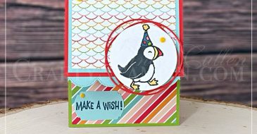 Stamp It Group 2021 Summer Theme Blog Hop | Join Stampin’ Up! | Frequently Asked Questions about becoming a Stampin’ Up! Demonstrator | Join the Craft Stampin’ Crew | Stampin Up Demonstrator Linda Cullen | Crafty Stampin’ | Purchase your Stampin’ Up Party Puffins Cling Stamp Set [155054] | Pattern Party 12" X 12" Host Designer Series Paper [155426] | Scalloped Contours Dies [155560] | Layering Circles Dies [151770] | Painted Labels Dies [151605] | Label Me Fancy Punch [151297] | Playing With Patterns Resin Dots [152467] |