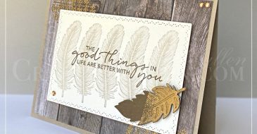 Coffee & Crafts: Tasteful Touches | Join Stampin’ Up! | Frequently Asked Questions about becoming a Stampin’ Up! Demonstrator | Join the Craft Stampin’ Crew | Stampin Up Demonstrator Linda Cullen | Crafty Stampin’ | Purchase Stampin’ Up! Product | Tasteful Touches Stamp Set (En) [152562] | In Good Taste Designer Series Paper [152494] | Nature's Thoughts Dies [153586] | Metallics Embossing Powders [155555] | Champagne Rhinestone Basic Jewels [151193] |