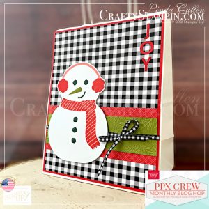 PPX Crew November Kit Blog Hop | Join Stampin’ Up! | Frequently Asked Questions about becoming a Stampin’ Up! Demonstrator | Join the Craft Stampin’ Crew | Stampin Up Demonstrator Linda Cullen | Crafty Stampin’ | Purchase Stampin’ Up! Product | FAQ about Paper Pumpkin Pattern Party 12" X 12"Host DSP [155426] | Brights 6" X 6" DSP [155228] | Playful Alphabet Dies [152706] | Wintry 3D Embossing Folders [155433] | Black & White 1/4" Gingham Ribbon [156485] |