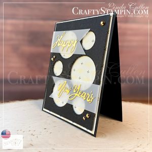 Stamp It Group December 2021 New Years/ Winter Theme Blog Hop | Join Stampin’ Up! | Frequently Asked Questions about becoming a Stampin’ Up! Demonstrator | Join the Craft Stampin’ Crew | Stampin Up Demonstrator Linda Cullen | Crafty Stampin’ | Purchase Stampin’ Up! Product | FAQ about Paper Pumpkin Simply Elegant 12" X 12" Specialty DSP [155761] | Gold Foil Sheets [132622] | Word Wishes Dies [149629] | Picture This Dies [155559] | Stitched Rectangle Dies [148551] | Gilded Gems [152478] |
