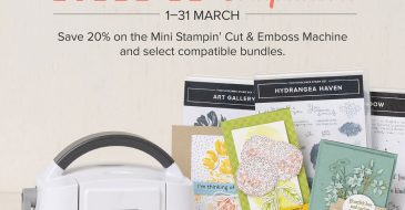 Savings are in Bloom - Save 20% on Mini Stampin Cut & Emboss Machine | Join Stampin’ Up! | Frequently Asked Questions about becoming a Stampin’ Up! Demonstrator | Join the Craft Stampin’ Crew | Stampin Up Demonstrator Linda Cullen | Crafty Stampin’ | Purchase Stampin’ Up! Product | FAQ about Paper Pumpkin Mini Stampin' Cut & Emboss Machine [150673] | All Squared Away Bundle [158382] | Art Gallery Bundle [156227] | Beauty Of Friendship Bundle [155834] | Celebrate Sunflowers Bundle [154065] | Garden Wishes Bundle [156220] | Hydrangea Haven Bundle [159519] | Pansy Patch Bundle [155674] | Quiet Meadow Bundle [155847] | Seascape Bundle [158359] | Sweet As A Peach Bundle [155823] | Welcoming Window Bundle [159529] | What's Cookin' Bundle [155845] | Wild Cats Bundle [155507] |