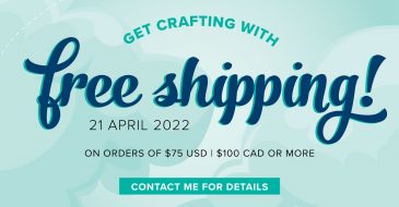Free Shipping - April 21, 2022 | Join Stampin’ Up! | Frequently Asked Questions about becoming a Stampin’ Up! Demonstrator | Join the Craft Stampin’ Crew | Stampin Up Demonstrator Linda Cullen | Crafty Stampin’ | Purchase Stampin’ Up! Product | FAQ about Paper Pumpkin
