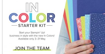 In Color Starter Kit - Join in May and get FREE In Colors | Join Stampin’ Up! | Frequently Asked Questions about becoming a Stampin’ Up! Demonstrator | Join the Craft Stampin’ Crew | Stampin Up Demonstrator Linda Cullen | Crafty Stampin’ | Purchase Stampin’ Up! Product | FAQ about Paper Pumpkin