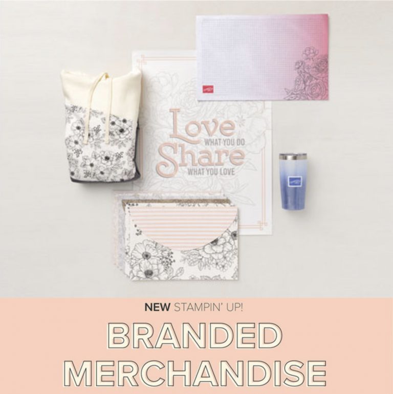 Stampin’ Up! Branded Merchandise is here!!!