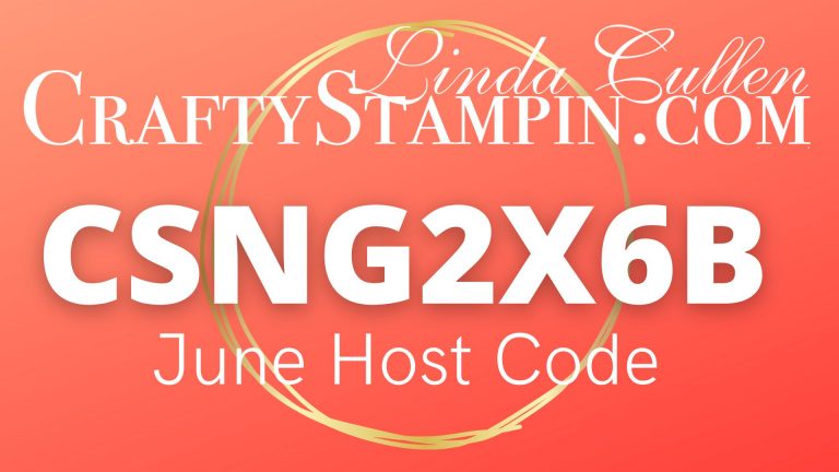 Current Hostess Code - Crafty Stampin'