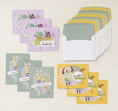2022/02 - Safari Celebration - February 2022 Paper Pumpkin (Opened/Used) A | Stampin Up Demonstrator Linda Cullen | Crafty Stampin’ | Purchase your Stampin’ Up Supplies |