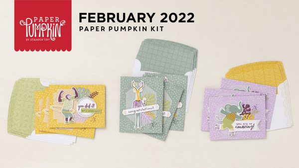 2022/02 - Safari Celebration - February 2022 Paper Pumpkin (Opened/Used) A | Stampin Up Demonstrator Linda Cullen | Crafty Stampin’ | Purchase your Stampin’ Up Supplies |