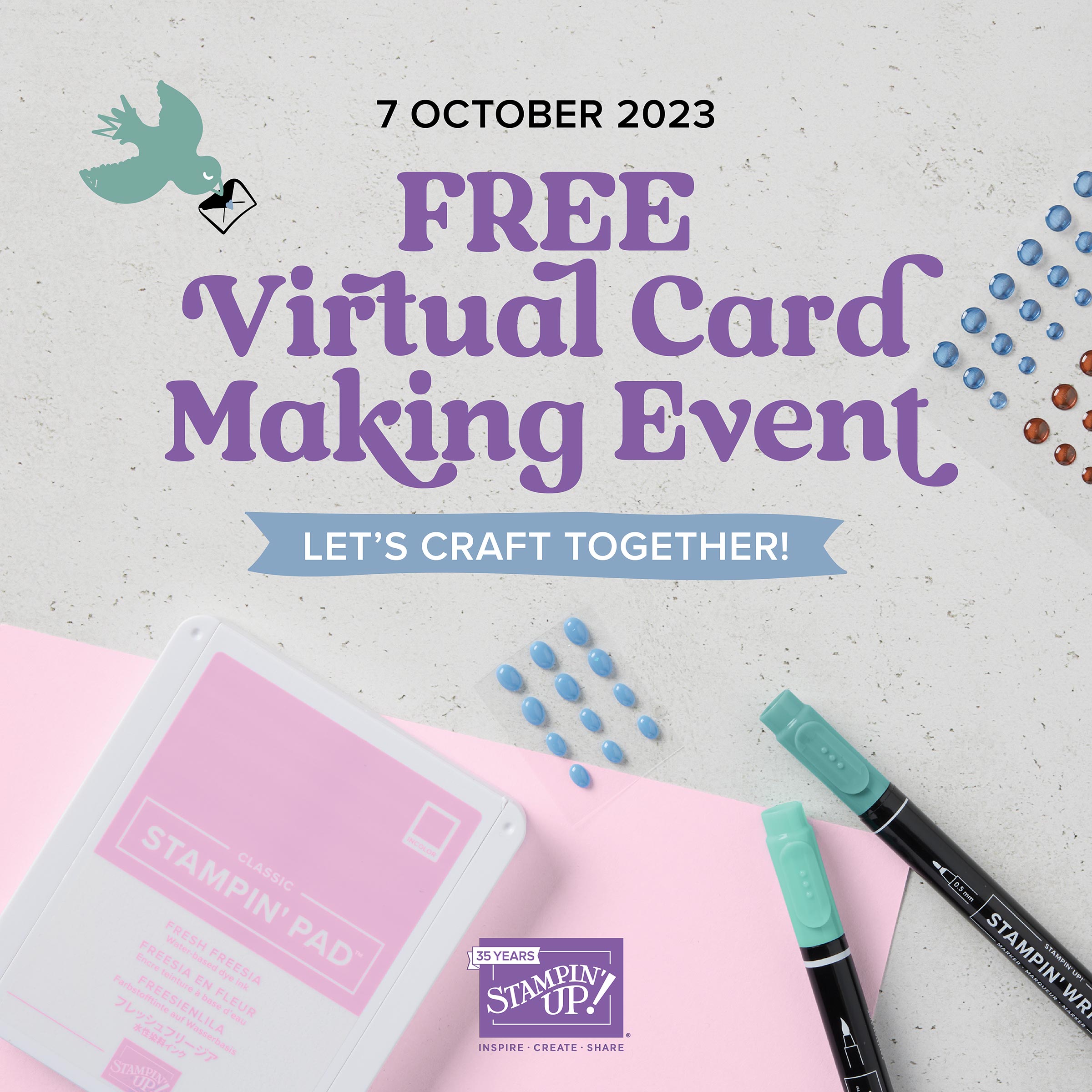 Virtual Workshop: Spring Card Making