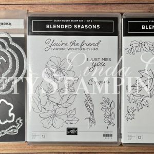 Stampin' Up! Blended Seasons Stamp Set and Stitched Seasons Dies - Retired | Join Stampin’ Up! | Frequently Asked Questions about becoming a Stampin’ Up! Demonstrator | Join the Craft Stampin’ Crew | Stampin Up Demonstrator Linda Cullen | Crafty Stampin’ | Purchase Stampin’ Up! Product | FAQ about Paper Pumpkin | Stampin' Up! Blended Seasons Stamp Set (149016) | Stampin' Up! Stitched Seasons Framelits Dies (149013) |