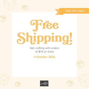 Free Shipping - October 4th ONLY | Join Stampin’ Up! | Frequently Asked Questions about becoming a Stampin’ Up! Demonstrator | Join the Craft Stampin’ Crew | Stampin Up Demonstrator Linda Cullen | Crafty Stampin’ | Purchase Stampin’ Up! Product | FAQ about Paper Pumpkin |