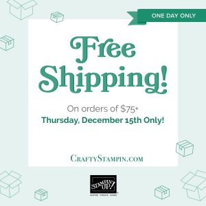 Free Shipping - December 15th ONLY | Join Stampin’ Up! | Frequently Asked Questions about becoming a Stampin’ Up! Demonstrator | Join the Craft Stampin’ Crew | Stampin Up Demonstrator Linda Cullen | Crafty Stampin’ | Purchase Stampin’ Up! Product | FAQ about Paper Pumpkin |