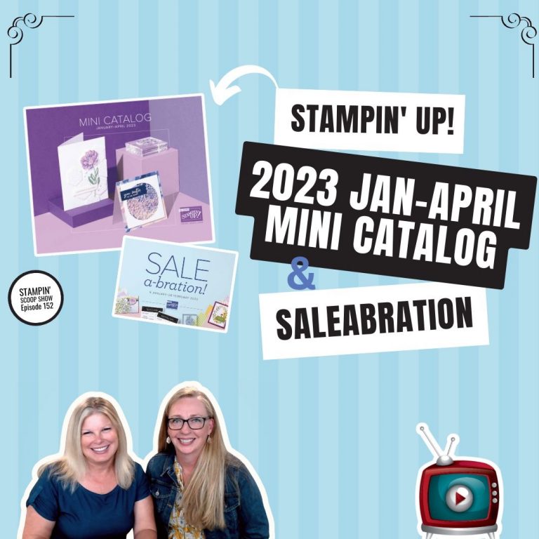 Stampin Scoop New January – April Mini Catalog Card Share