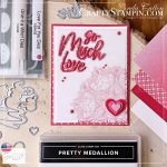 Stamp It Group January 2023 Valentine's Day Blog Hop | 2023 Stampin' Up! January - February Sale-a-bration | Join Stampin’ Up! | Frequently Asked Questions about becoming a Stampin’ Up! Demonstrator | Join the Craft Stampin’ Crew | Stampin Up Demonstrator Linda Cullen | Crafty Stampin’ | Purchase Stampin’ Up! Product | FAQ about Paper Pumpkin | FAQ about Kits Collection Pretty Medallion Cling Stamp Set [158930] | Country Gingham 6" X 6" (15.2 X 15.2 Cm) Designer Series Paper [160388] |2022–2024 In Color 6" X 6" (15.2 X 15.2 Cm) Glimmer Paper [159246] | Love For You Dies (English) [160403] | Give It A Whirl Dies [154336] | 2022-2024 In Color Matte Decorative Dots [159186] |