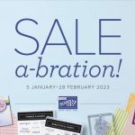 January - February Sale-a-bration | 2023 Stampin' Up! January - February Sale-a-bration | Join Stampin’ Up! | Frequently Asked Questions about becoming a Stampin’ Up! Demonstrator | Join the Craft Stampin’ Crew | Stampin Up Demonstrator Linda Cullen | Crafty Stampin’ | Purchase Stampin’ Up! Product | FAQ about Paper Pumpkin | FAQ about Kits Collection