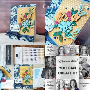 You Can Create It - International Challenge & Inspiration - January 2023 | Join Stampin’ Up! | Frequently Asked Questions about becoming a Stampin’ Up! Demonstrator | Join the Craft Stampin’ Crew | Stampin Up Demonstrator Linda Cullen | Crafty Stampin’ | Purchase Stampin’ Up! Product | FAQ about Paper Pumpkin | FAQ about Kits Collection Regency Park 6" X 6" Designer Series Paper [160559] | Sentimental Park Stamp Set [160561] | Penned Flowers Dies [155557] | Night Of Navy 3/8" Bordered Ribbon [160581] | Adhesive-Backed Milky Dots [160582] |