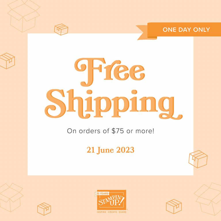 Free Shipping – June 21st ONLY