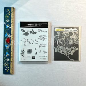 Forever Lovely Stamp Set and Lovely Flowers Dies Stampin' Up! Bundle - Retired