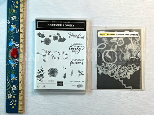 Forever Lovely Stamp Set and Lovely Flowers Dies Stampin' Up! Bundle - Retired