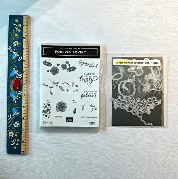 Forever Lovely Stamp Set and Lovely Flowers Dies Stampin' Up! Bundle - Retired