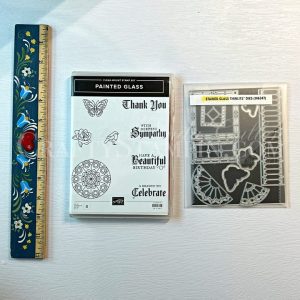 Painted Glass Stamp Set and Stained Glass Dies Stampin' Up! Bundle - Retired