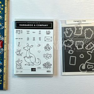 Kangaroo & Company Stamp Set and Kangaroo Dies Stampin' Up! Bundle - Retired