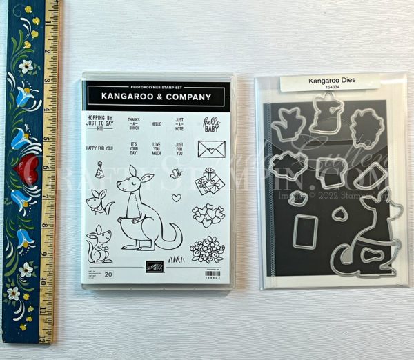 Kangaroo & Company Stamp Set and Kangaroo Dies Stampin' Up! Bundle - Retired