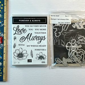 Forever & Always Stamp Set and Always Dies Stampin' Up! Bundle - Retired