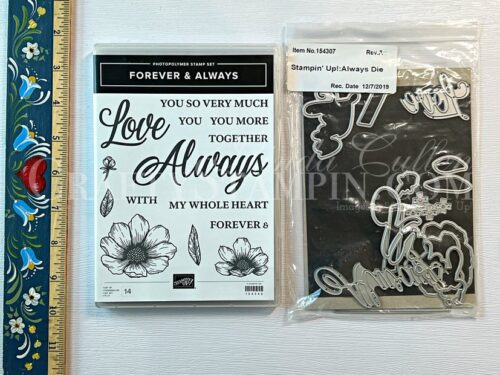 Forever & Always Stamp Set and Always Dies Stampin' Up! Bundle - Retired