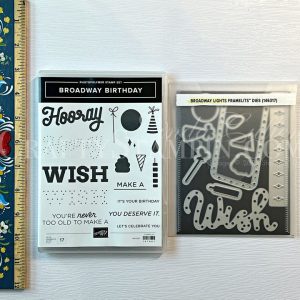 Broadway Birthday Stamp Set and Broadway Lights Dies Stampin' Up! Bundle - Retired