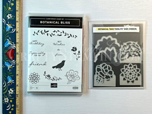 Botanical Bliss Stamp Set and Botanical Tags Dies Stampin' Up! Bundle - Retired