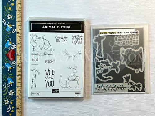 Animal Outing Stamp Set and Animal Friends Dies Stampin' Up! Bundle - Retired