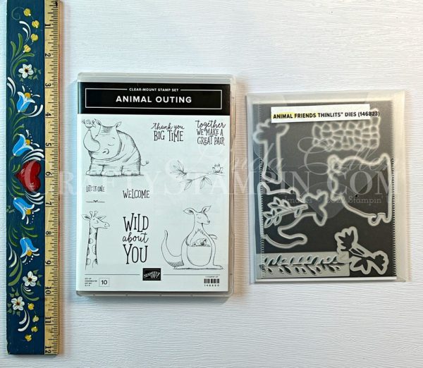 Animal Outing Stamp Set and Animal Friends Dies Stampin' Up! Bundle - Retired