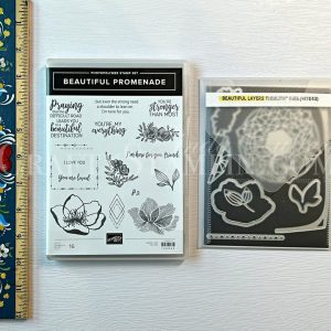 Beautiful Promenade Stamp Set and Beautiful Layers Dies Stampin' Up! Bundle - Retired