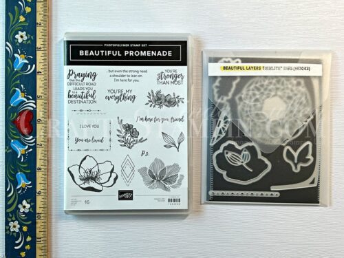 Beautiful Promenade Stamp Set and Beautiful Layers Dies Stampin' Up! Bundle - Retired